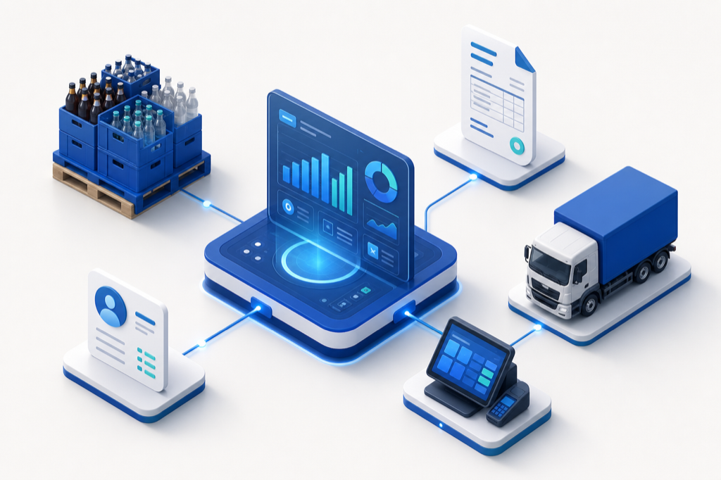 Voorraad automatisch gekoppeld aan verkoop, facturatie en kassa